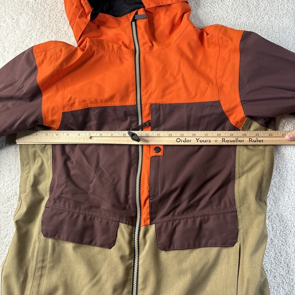 RIDE GEORGETOWN SNOWBOARD JACKET MEN'S Small Orange Red Insulated $270 - Picture 4 of 15